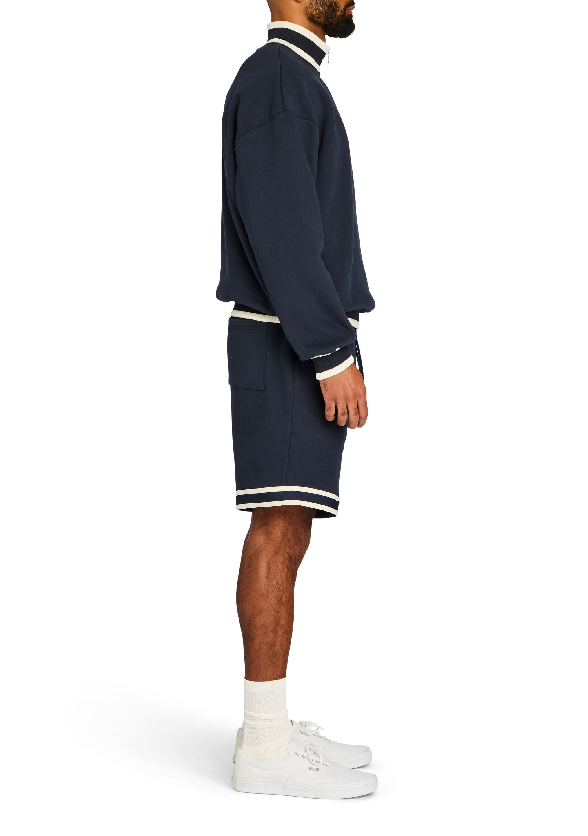 Theodore Oversized 3/4 Zip Pullover – SEROYA