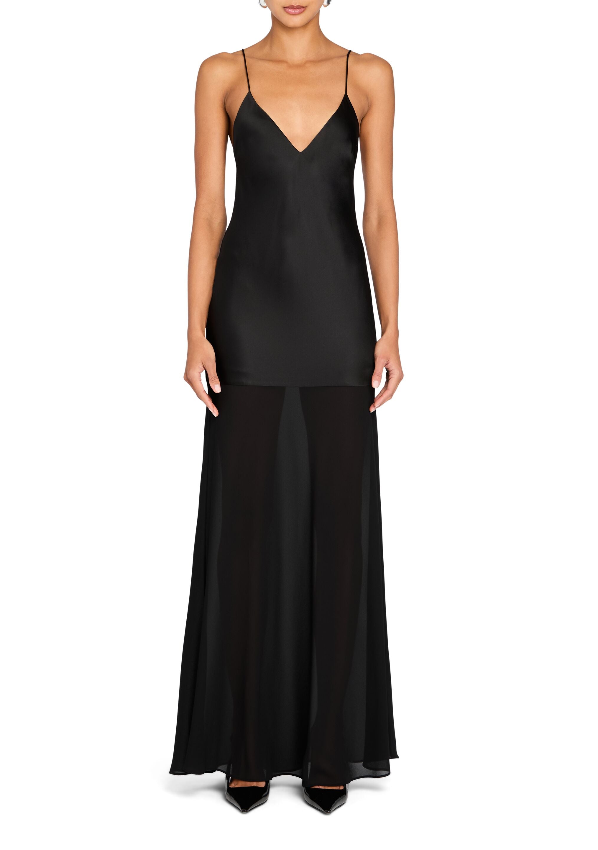 Vienna Satin Maxi Dress – SER.O.YA