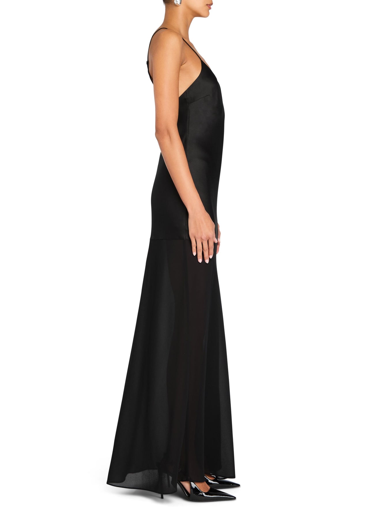 vienna open back satin maxi dress Vienna Satin Maxi Dress