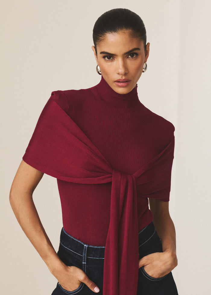 Noemi Knit Tie Top