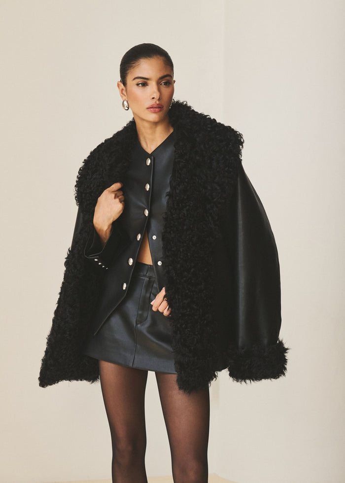 Gloria Vegan Leather Jacket