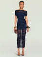 Noel Mesh Midi Dress thumbnail image 1 of 5