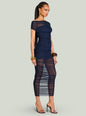 Noel Mesh Midi Dress thumbnail image 3 of 5