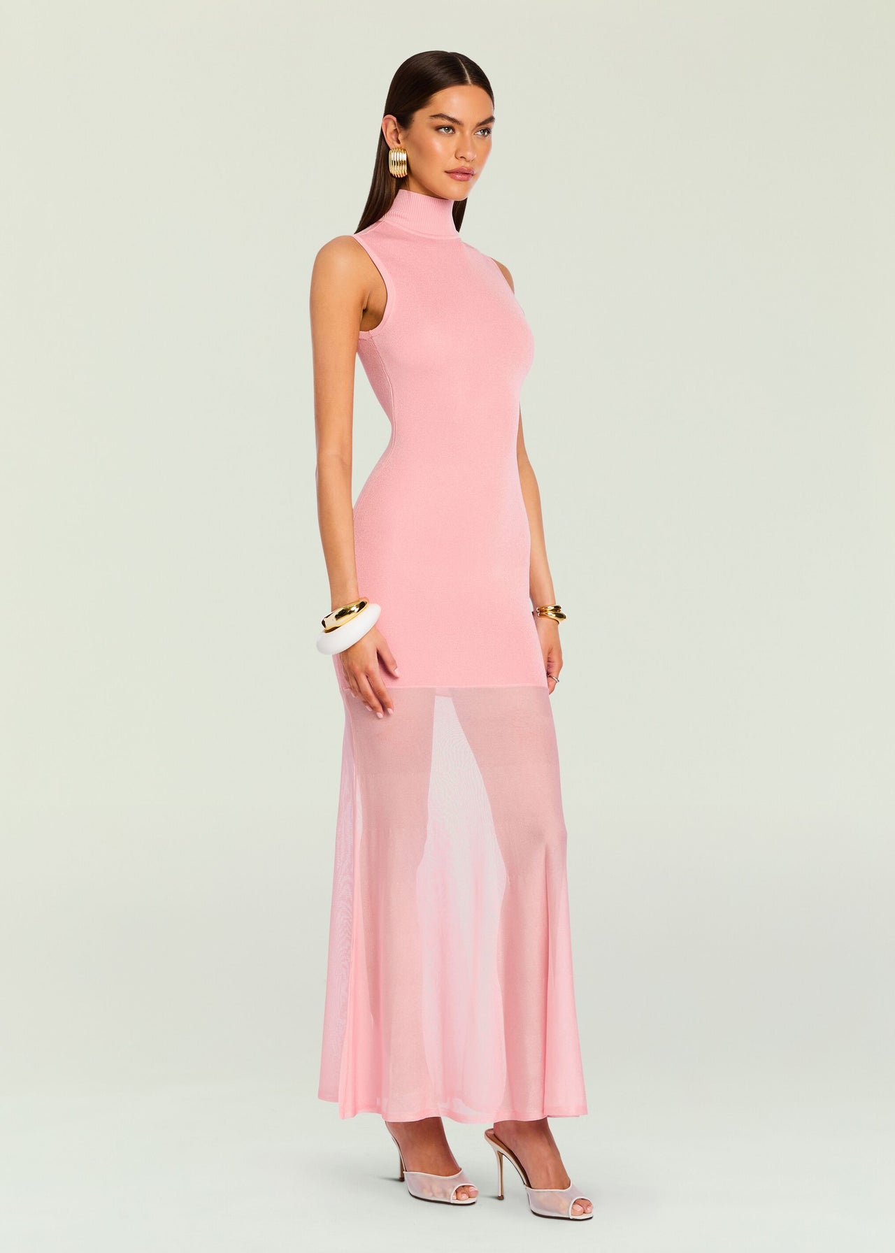 SEROYA Amine Knit Maxi Dress