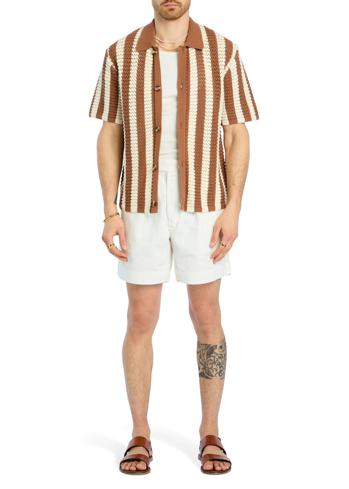 Maximus Crochet Button Down