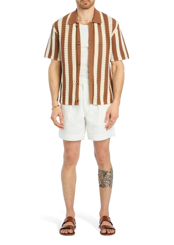 Maximus Crochet Button Down view 2