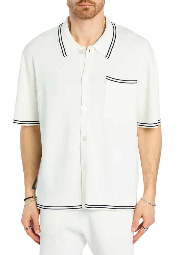 Mayson Knit Button Down