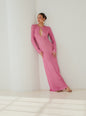 Carmel Metallic Knit Maxi Dress