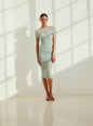 Noel Mesh Midi Dress
