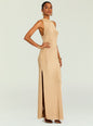 Henne Metallic Knit Maxi Dress thumbnail image 3 of 5