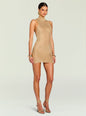 Gio Metallic Knit Mini Dress thumbnail image 3 of 5