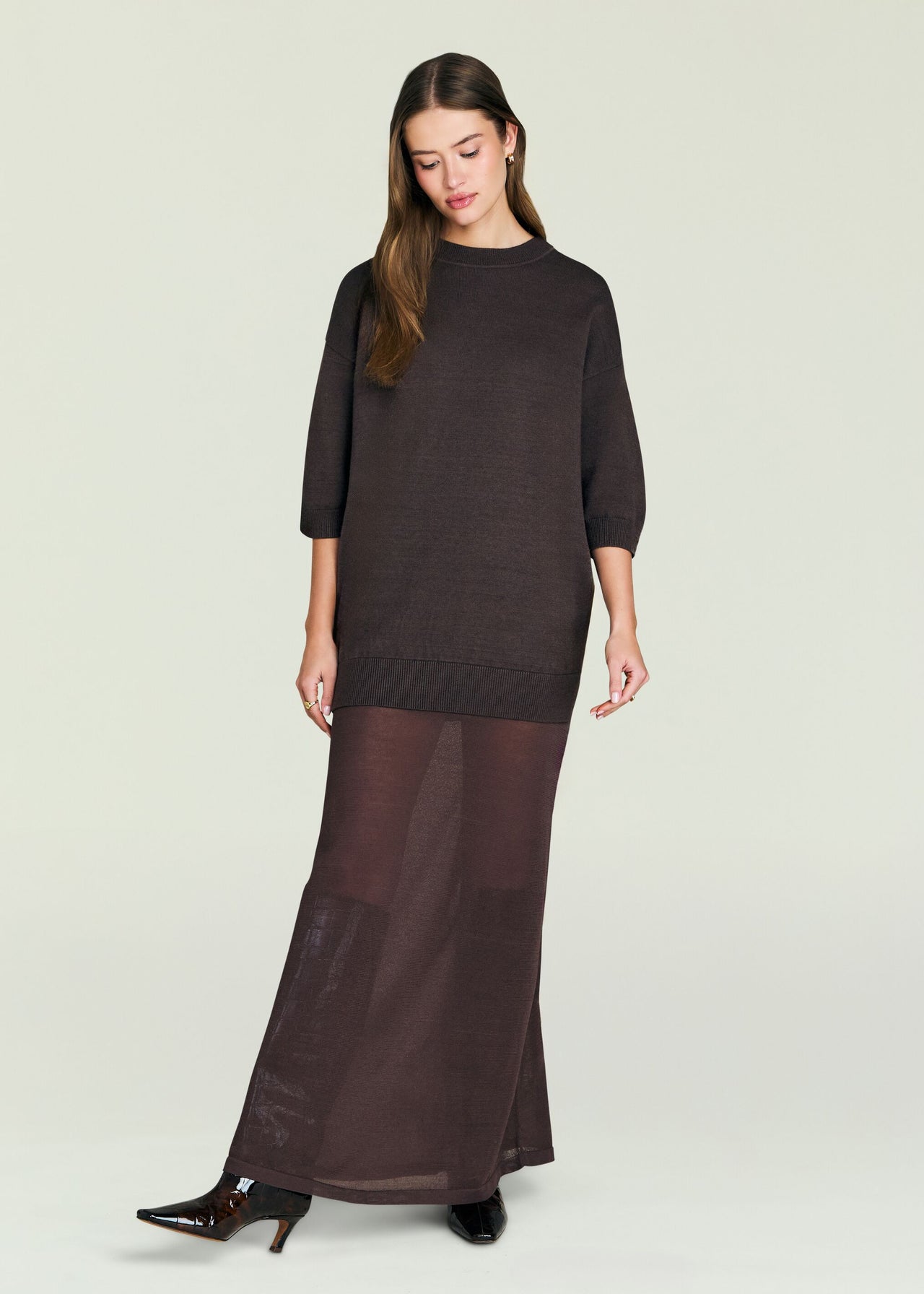 Arwen Knit Maxi Dress – SEROYA