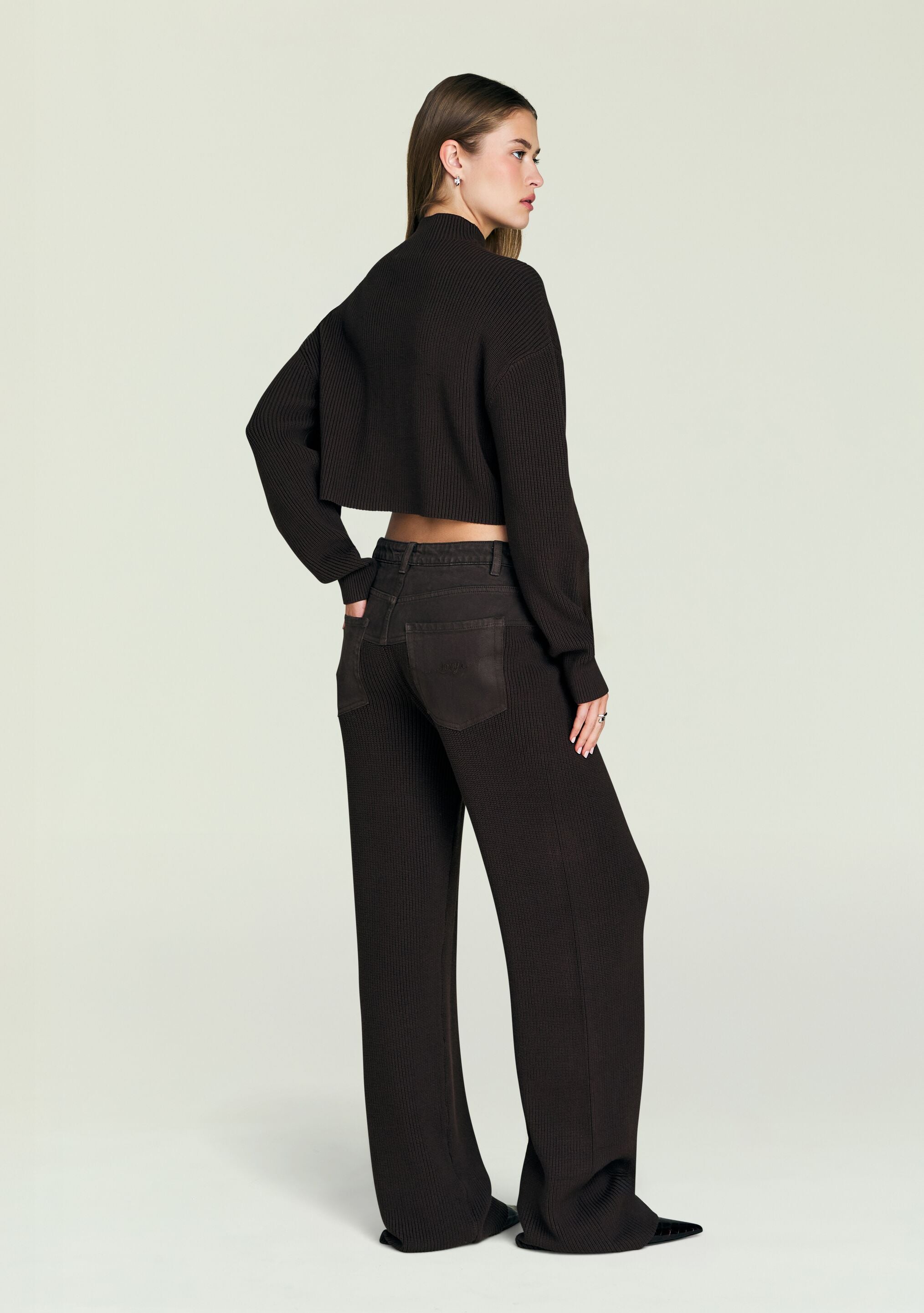 Mediam♡Mole Knit Half Pants 新品未使用 Mediam / Mole Knit Half Pants ( Burgundy , Black ) | JUQUI Online