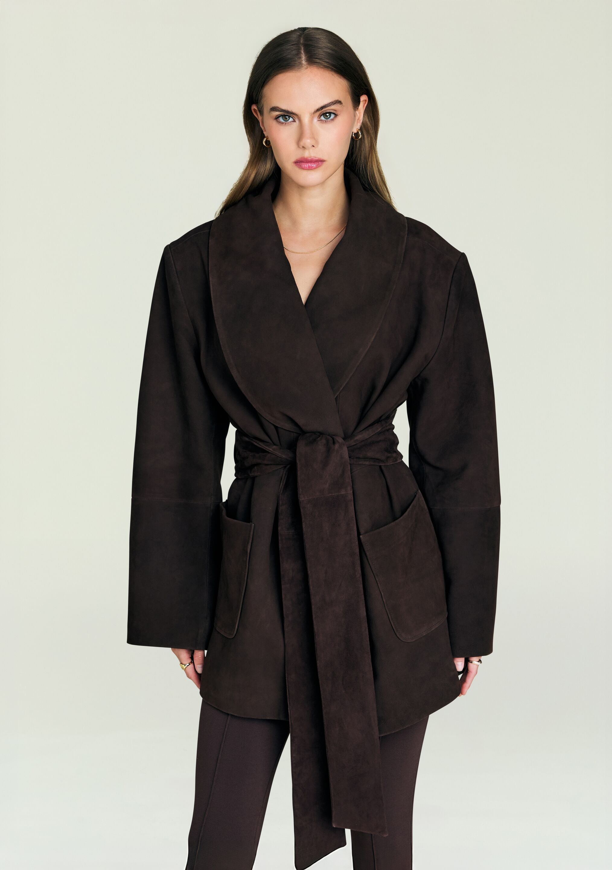 Chandra Suede Jacket – SEROYA Chandra Suede Jacket – SEROYA