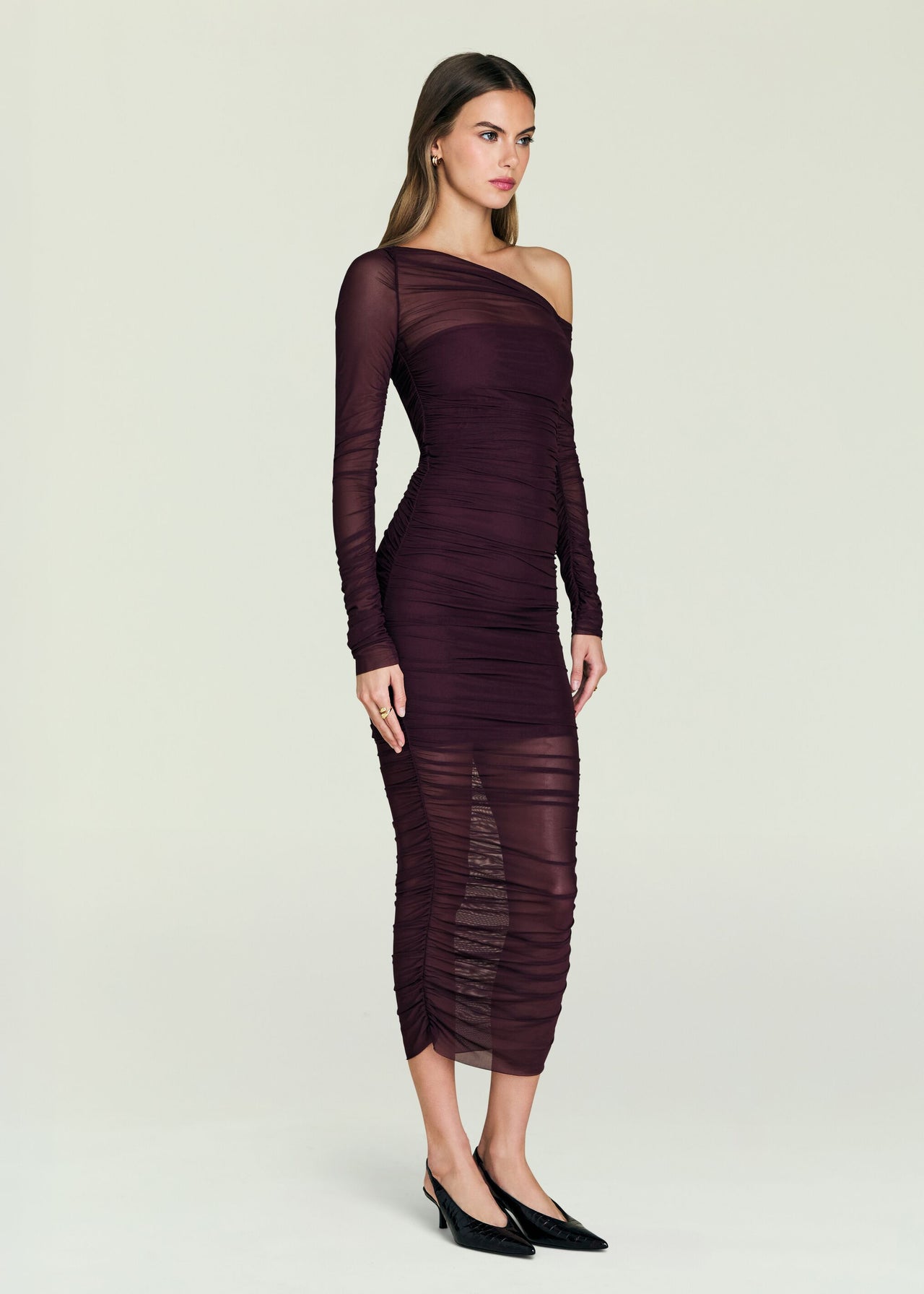 mesh corset black dress Black Corset Tulle Dress: Midnight Allure Mesh Fabric & Chain Strap