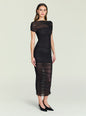Noel Mesh Midi Dress thumbnail image 3 of 5