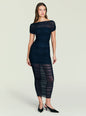 Noel Mesh Midi Dress thumbnail image 1 of 5