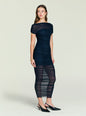 Noel Mesh Midi Dress thumbnail image 3 of 5