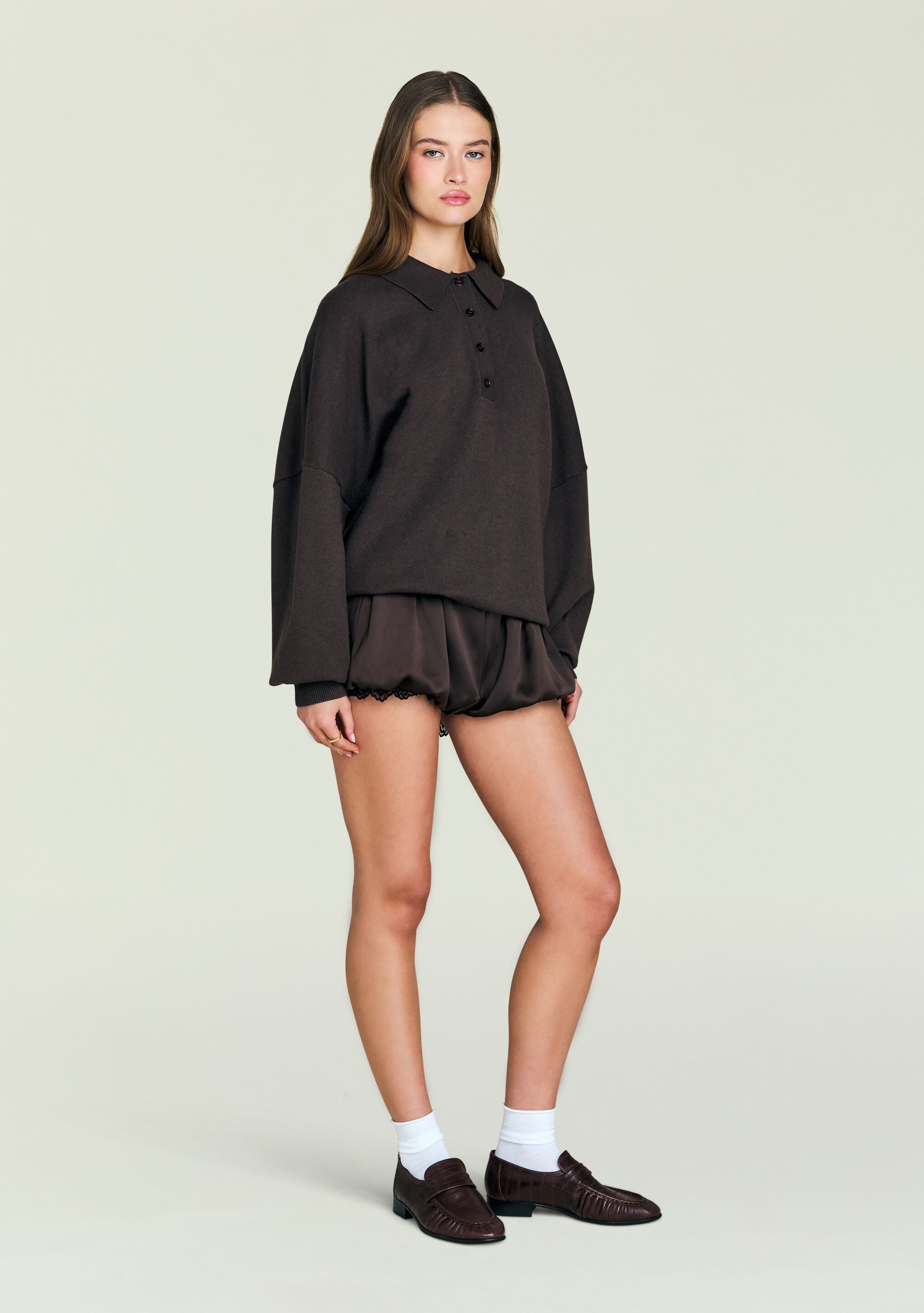 トップス misha&puff Ramona Tee& Bubble Short 3Y Kimchi Blue Ramona Coquette Graphic Puff Sleeve Baby Tee | Urban