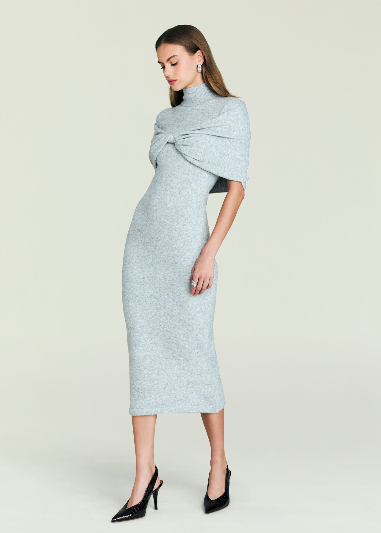 Wisteria Knit Midi Dress – SEROYA