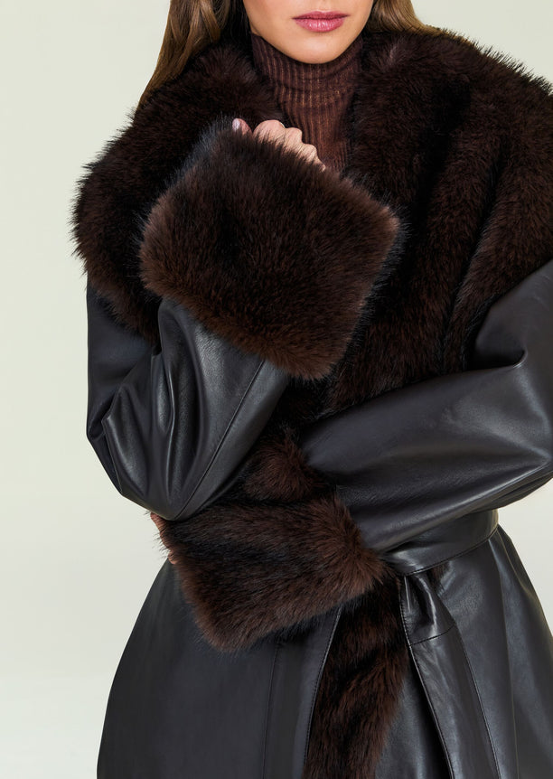 Daly Leather Coat view 2