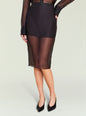 Elda Silk Midi Skirt thumbnail image 1 of 5