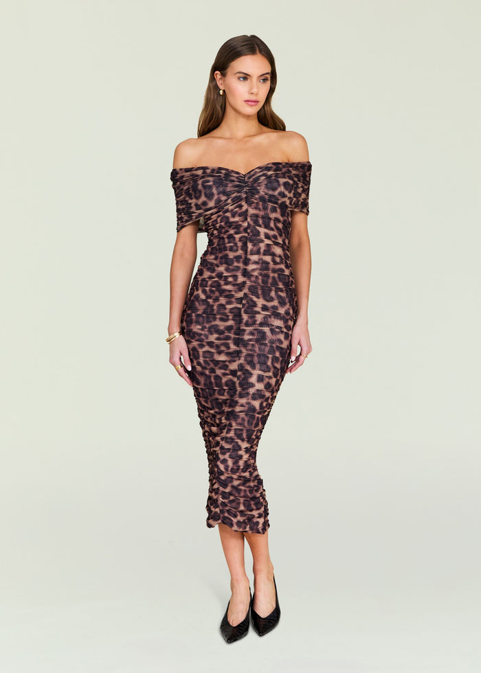 Gianina Mesh Midi Dress