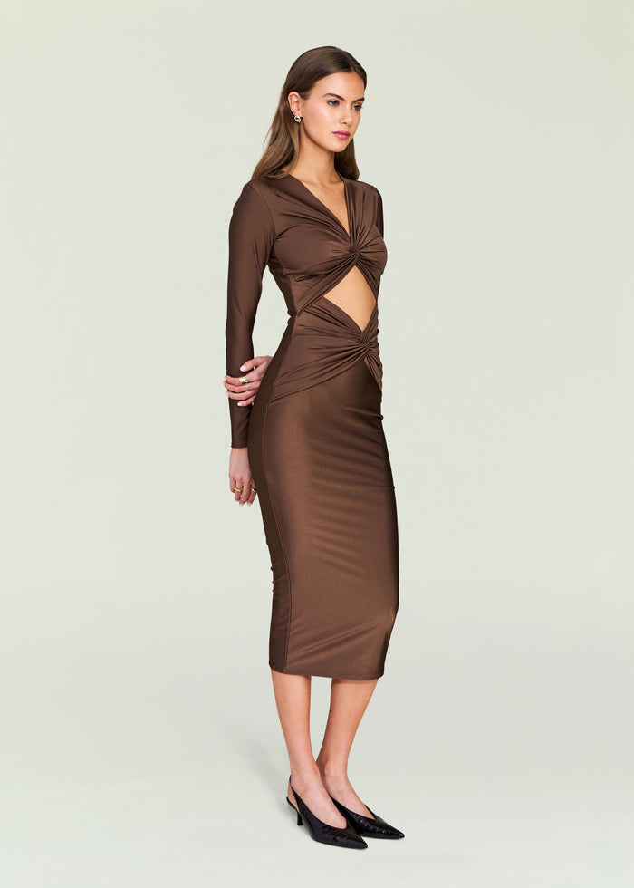 Ser.O.Ya Women's Maida Midi Dress - Natural - Casual Dresses Ser.O.Ya Women's Maida Midi Dress - Natural - Casual Dresses