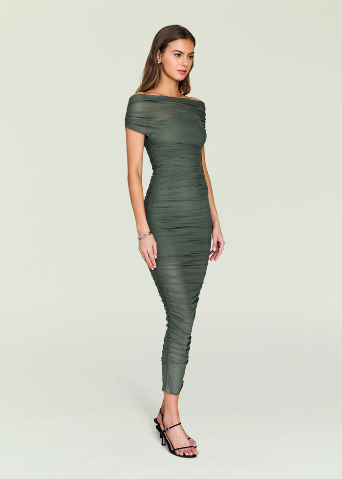 Noel Mesh Midi Dress