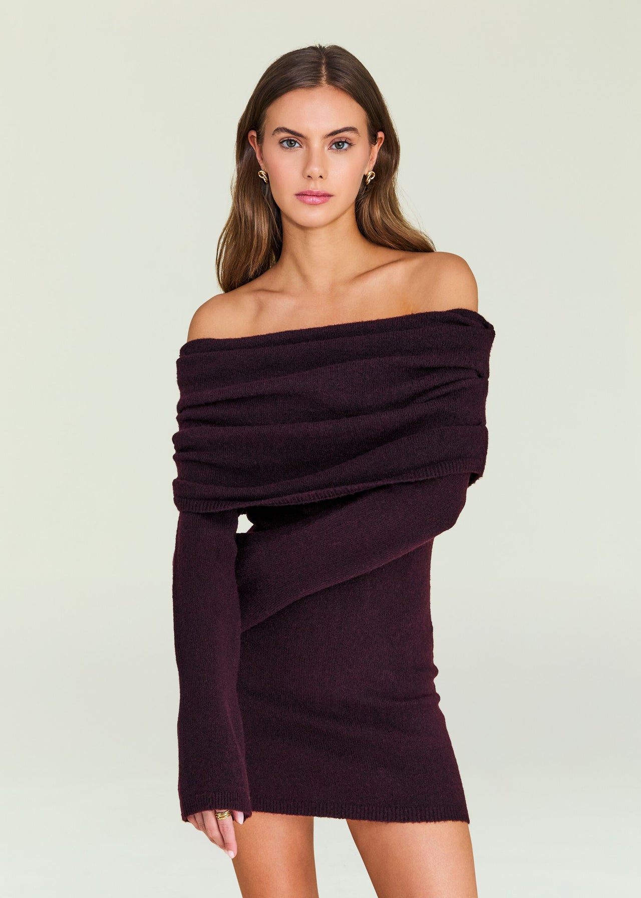 Seroya Selene Mini Dress - Merlot Seroya Selene Mini Dress - Merlot