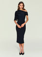 Selma Midi Crepe Dress thumbnail image 1 of 5