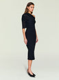 Selma Midi Crepe Dress thumbnail image 3 of 5