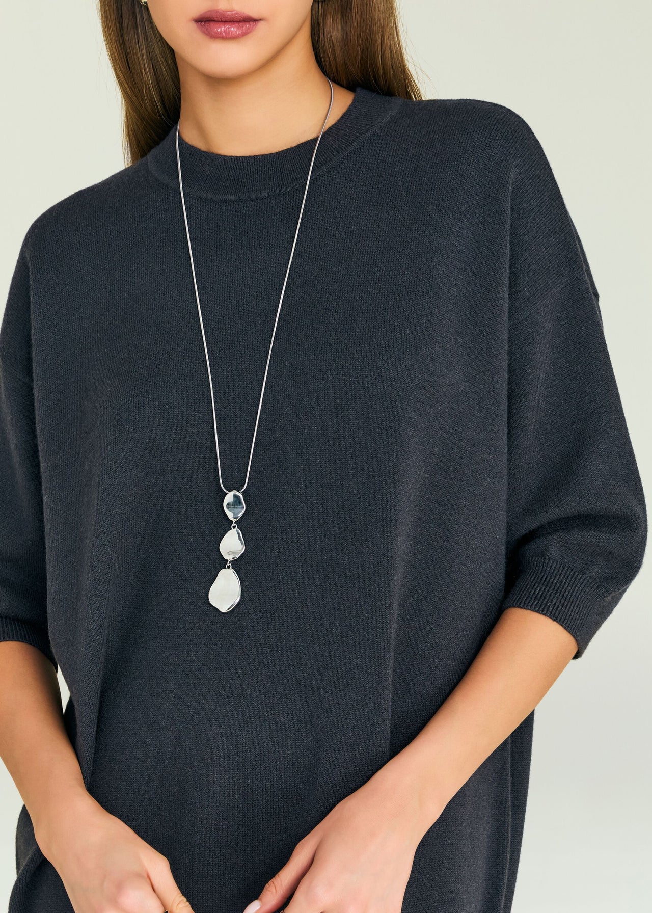 Arwen Knit Maxi Dress Dark Charcoal / M