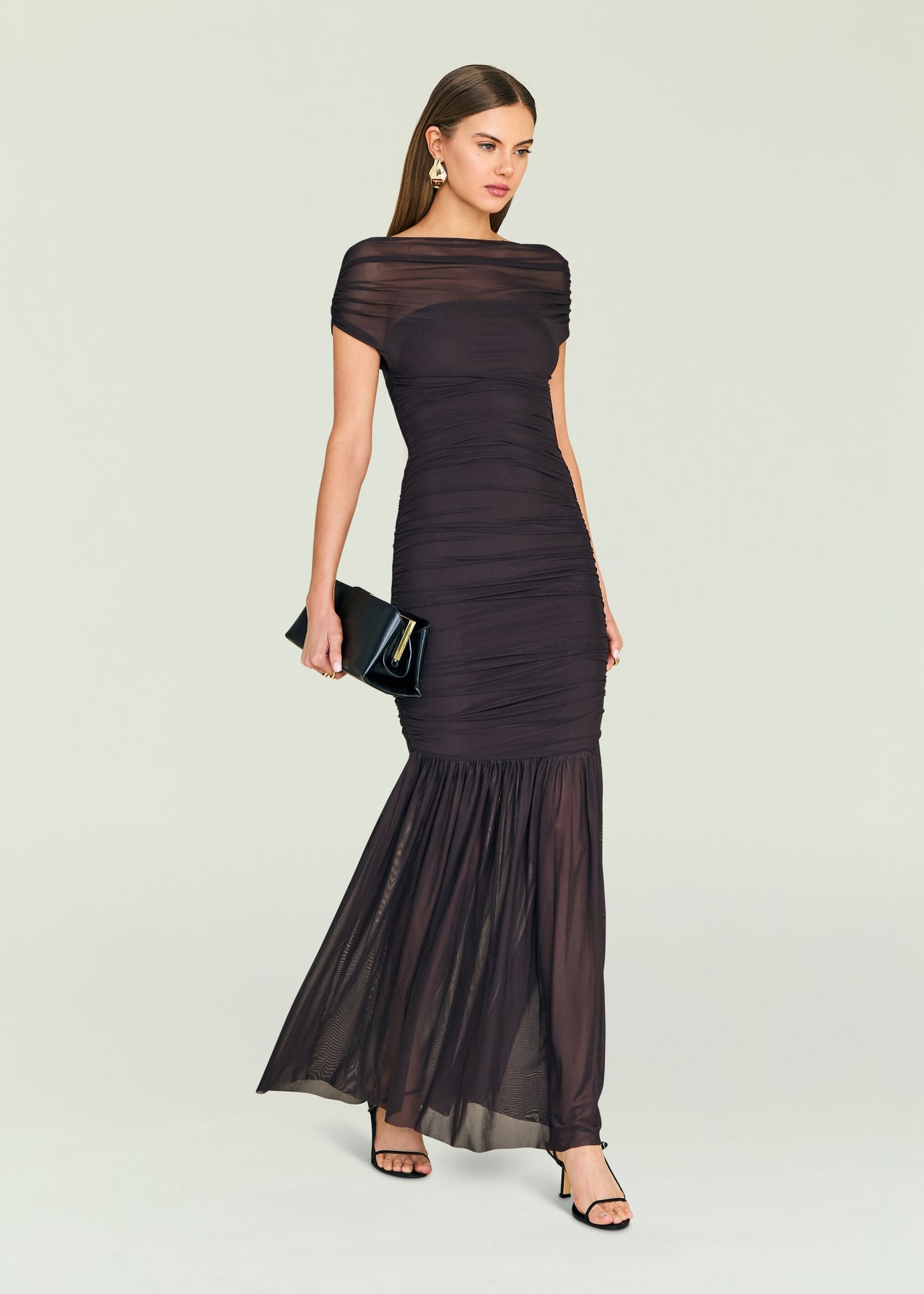 SEROYA Noel Gown in Chocolate - size XS SEROYA Noel Gown in Chocolate - size XS