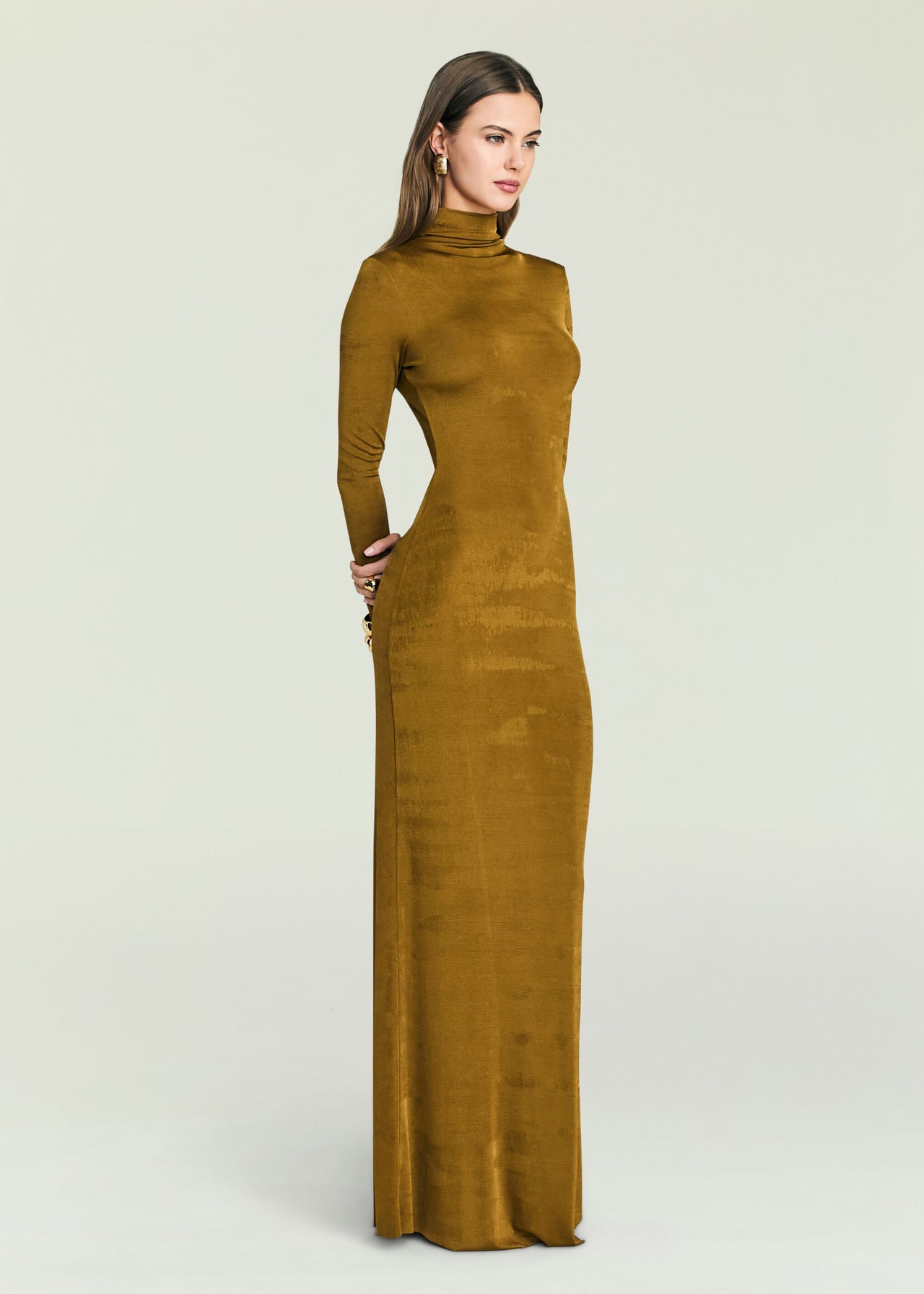 kim maxi dress ser o ya SER.O.YA Women's Kim Maxi Dress - Metallic
