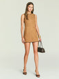 Francesca Suede Mini Dress thumbnail image 1 of 5