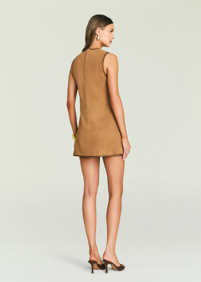 Francesca Suede Mini Dress