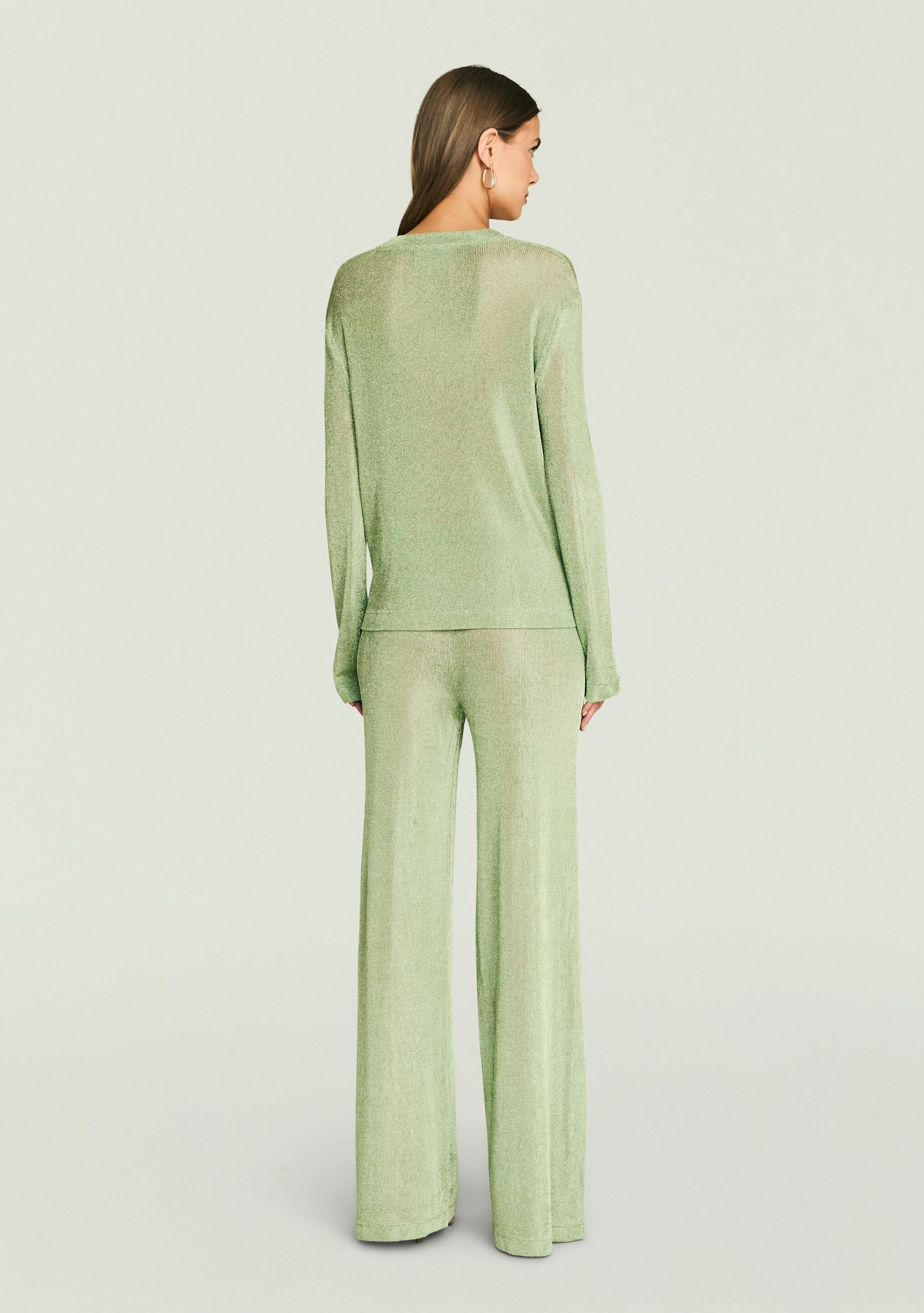 Sheldon Metallic Knit Pant – SEROYA