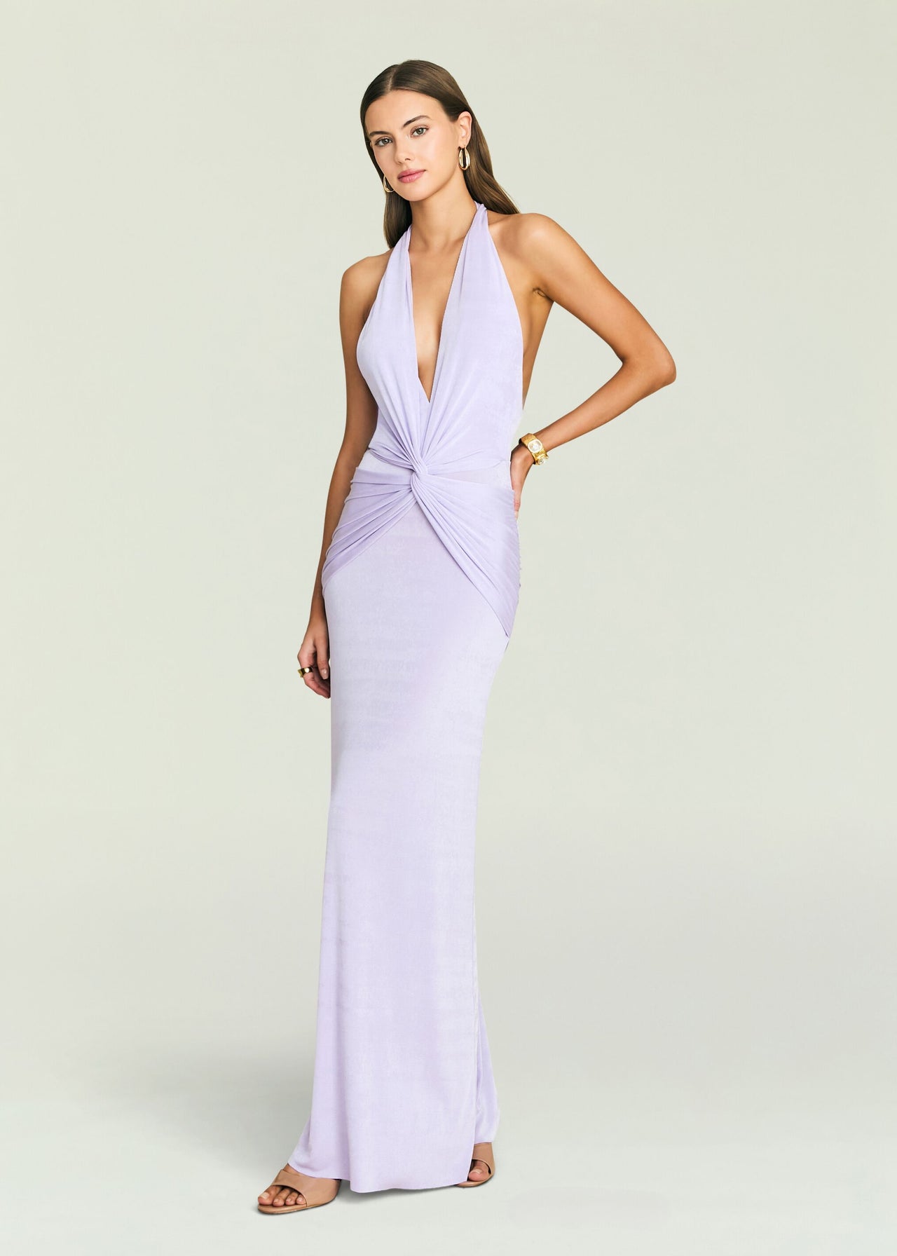 maxi dress under $20 Lila Natural Beach Print Maxi Dress XS