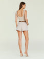 Back view of Hero Knit Tank Top on a model with a brown belt and light shorts. thumbnail image 5 of 6