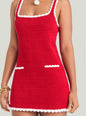 Brianna Crochet Mini Dress thumbnail image 2 of 6