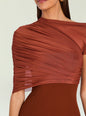 Selma Mini Crepe Dress thumbnail image 2 of 5