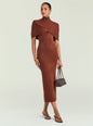 Wisteria Knit Midi Dress thumbnail image 1 of 5
