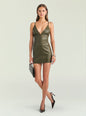 Beyza Leather Dress thumbnail image 1 of 6
