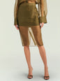 Elda Silk Midi Skirt thumbnail image 1 of 5