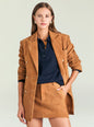 Valera Suede Blazer thumbnail image 1 of 5