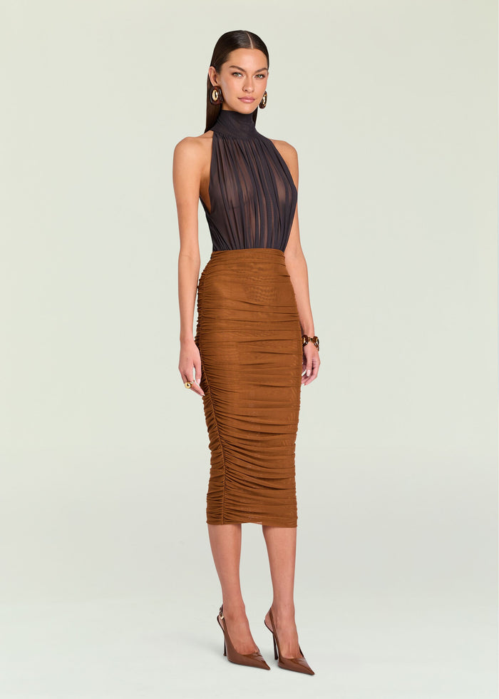 Ada Mesh Midi Skirt image 4 of 5