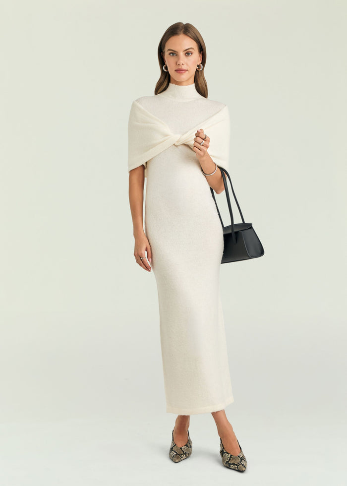 Wisteria Knit Midi Dress image 1 of 5