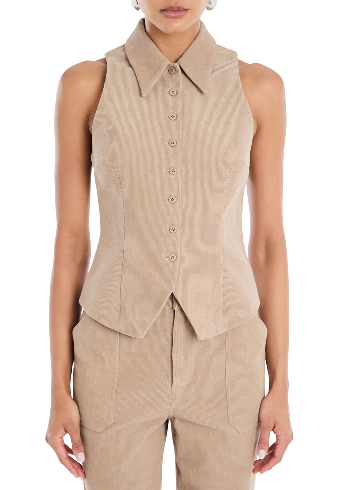 Becky Corduroy Vest