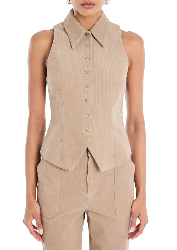 Becky Corduroy Vest